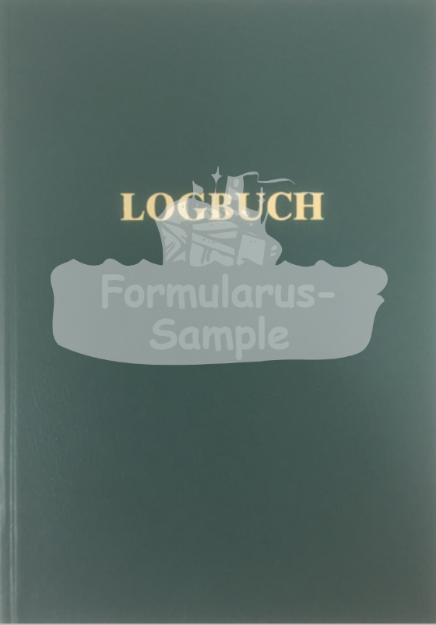 Logbuch für Segelyachten, grün